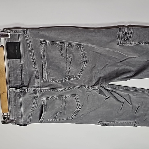 American Eagle next level stretch size 4 gray high rise jeggings - Picture 4 of 8